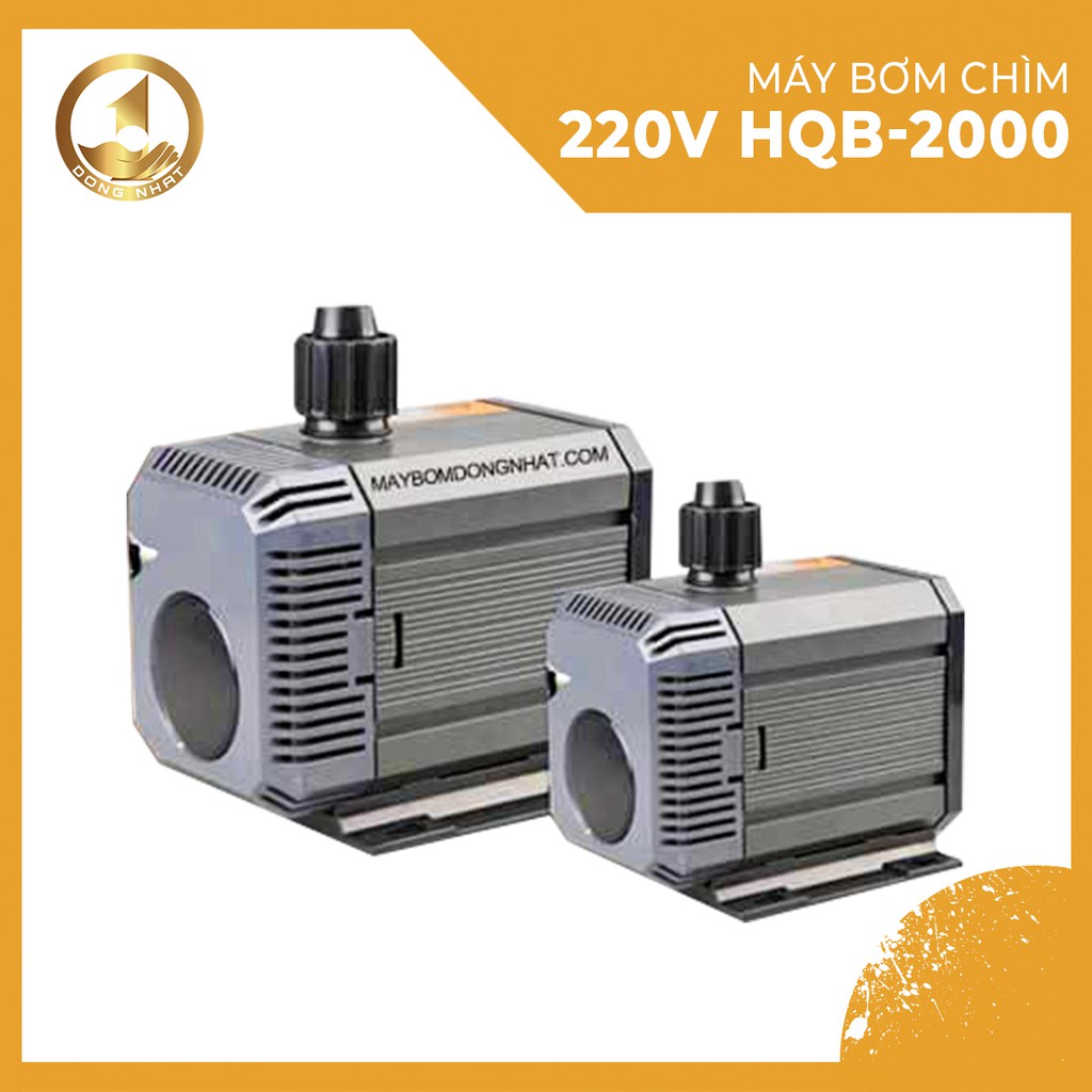 [XÃ TỒN][NHẬP MÃ MAYB001 GIẢM NGAY 5%]Máy bơm chìm 220V 24W HQB-2000,Hỗ trợ kỷ thuật trọn đời