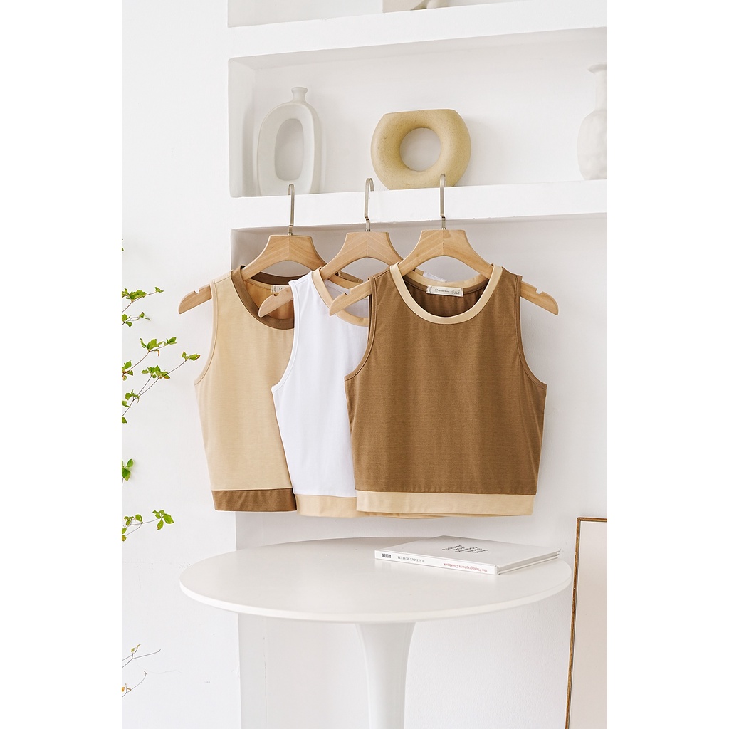 Áo croptop ba lỗ VIENNE TRAN V61R22H052