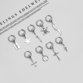 Khuyên tai bông tai tròn thép titan nam nữ nhiều kiểu dáng hàng loại 1