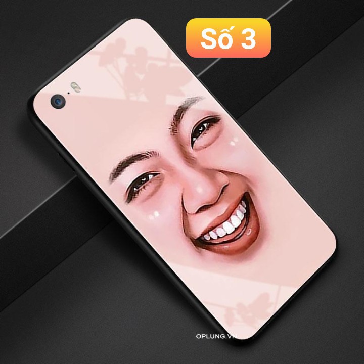 [Ốp Vsmart] Ốp Lưng Kính Cường Lực Hình Gương Mặt Biểu Cảm Cute Dành Cho Vsmart Live Joy 3 Active 3 1812