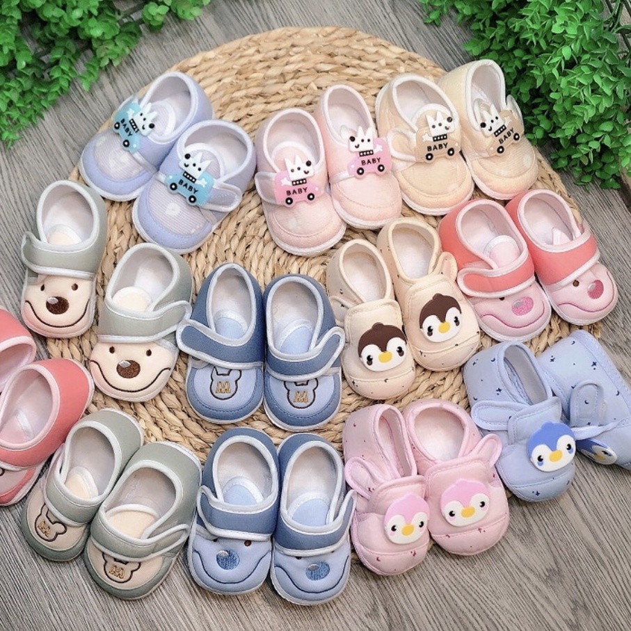 Gìay Đế Vải Tập Đi Siêu Xinh Dành Cho Bé Hàng Quảng Châu