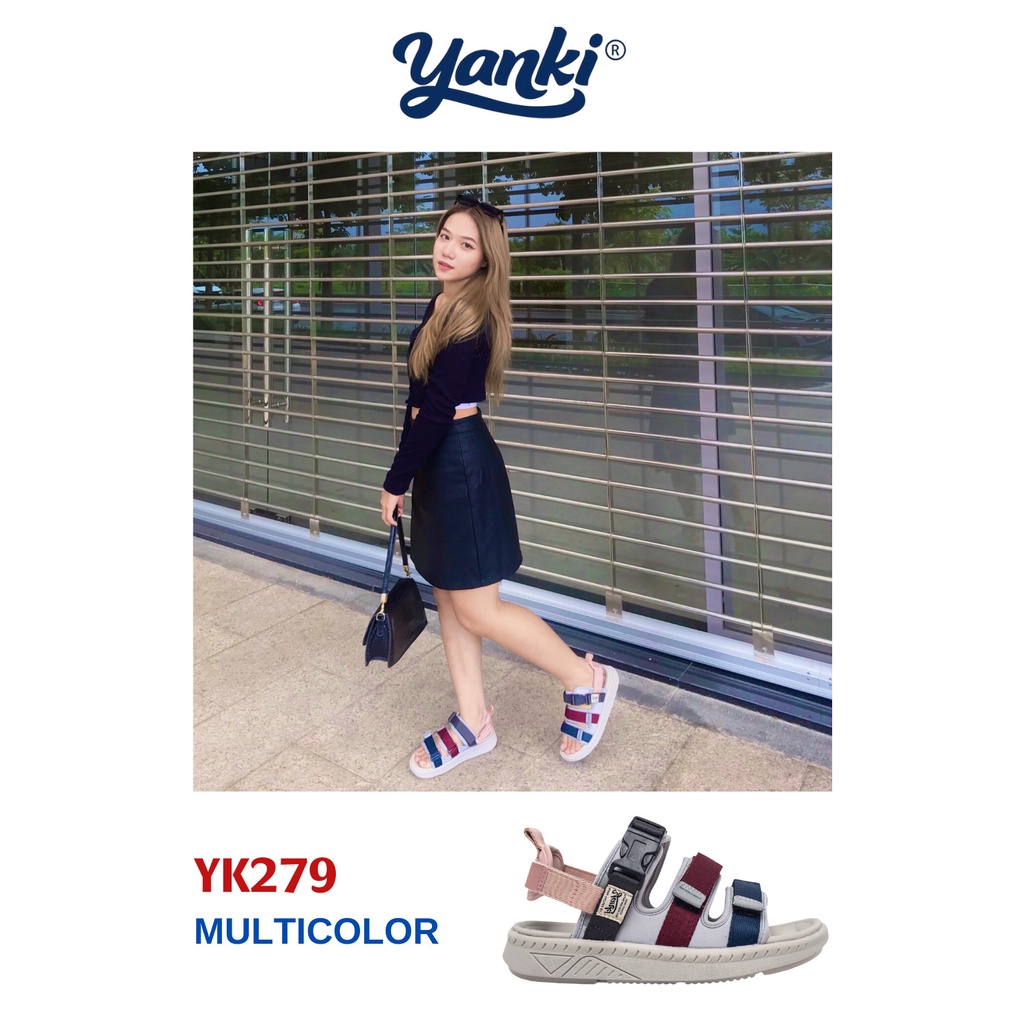 Sandal Nữ Quai Ngang Thời Trang YANKI Sport YK279 - Multicolor