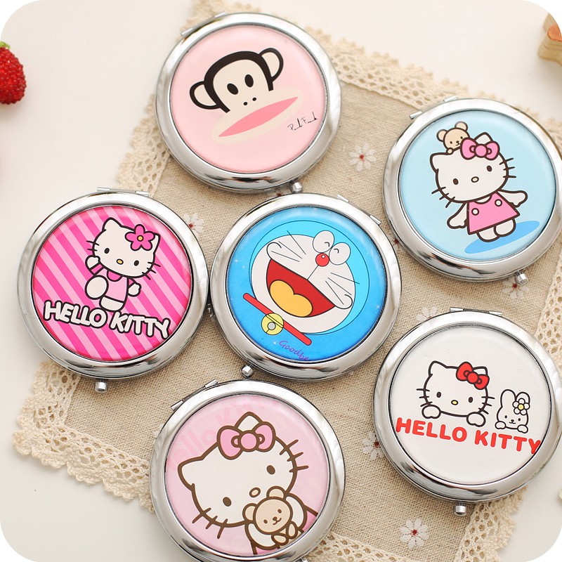 Gương 2 mặt HELLO KITTY - DOREMON DORAEMON