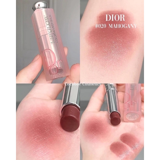 Son Dưỡng di or 020 Mahogany Màu Đỏ Nâu