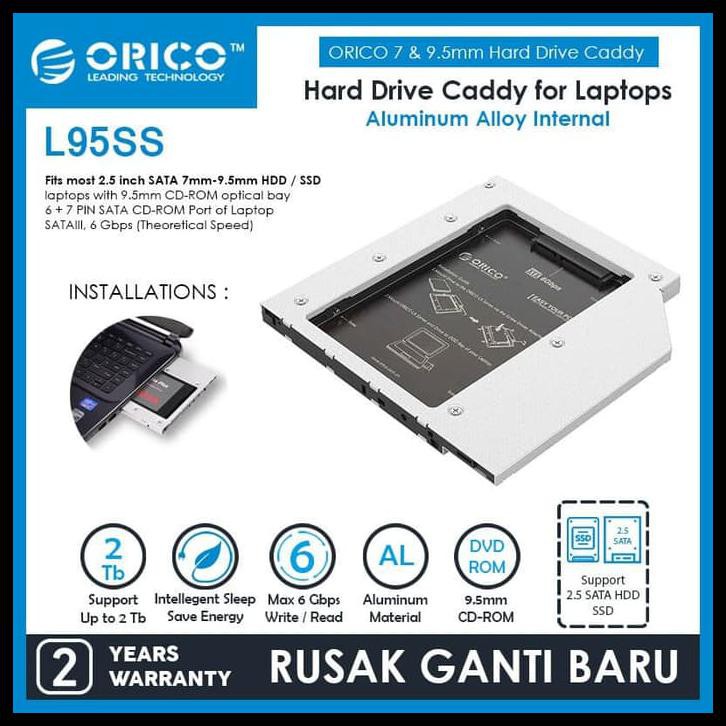Ổ Cứng Orico L95Ss Nhôm 7mm Và 9.5 mm Akl274