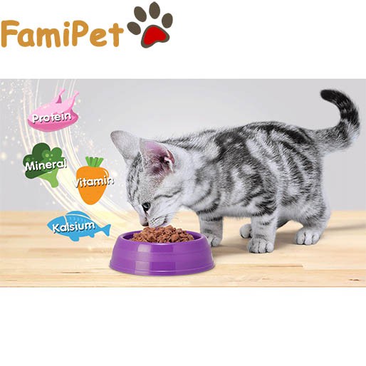 Combo 3 gói Pate Cho Mèo Whiskas 85g Cho Mèo Lớn Đủ Vị