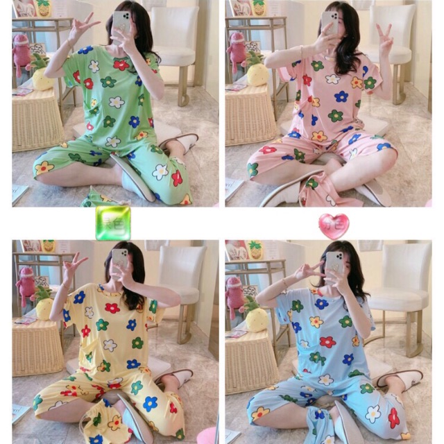 Bộ thun ngố mặc nhà