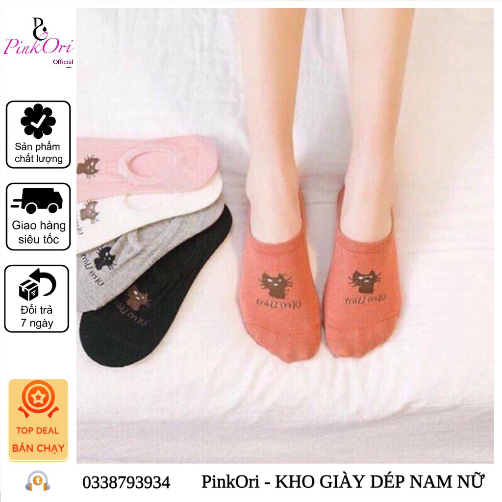Tất Hài Mèo Siêu Cute cho bạn gái - PinkOri