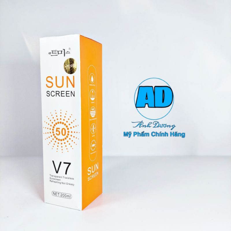 [Chính Hãng] Chống nắng dạng xịt V7 Sun SCreen HÀN QUỐC