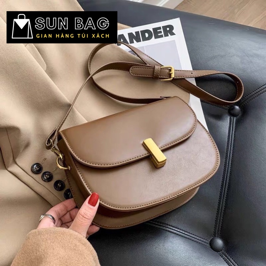 Túi xách nữ đeo chéo, đeo vai, túi cnk đi chơi, đi học, da đẹp, thời trang cao cấp size 22cm SB215