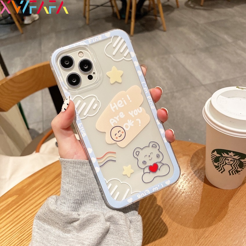 Ốp Điện Thoại TPU Dẻo Họa Tiết Chú Gấu Cho Realme Narzo 50A Prime 50i Narzo 30A 30 Pro Q5 Pro Q5i 9 Pro+ 9i 8i 8s 8 Pro