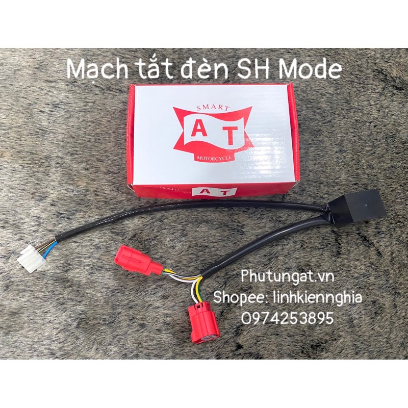 Mạch bật tắt đèn xe SH MODE bấm sẵn full giắc như hình