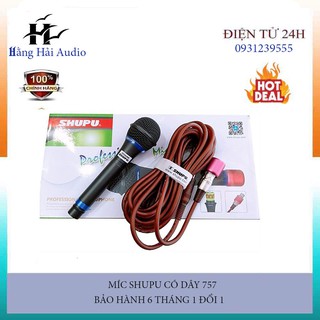 Micro karaoke có dây shupu 757