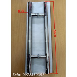 Tay nắm cửa kính inox 304 chính hãng Vickini 69120