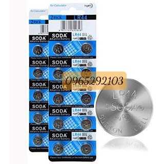 (Bán giá cày view) Vỉ 10 viên Pin Cúc Áo 1,5V Pin Đồng Hồ Máy Tính Cầm Tay, Pin Đồ Chơi LR44 Ag13 1,5V