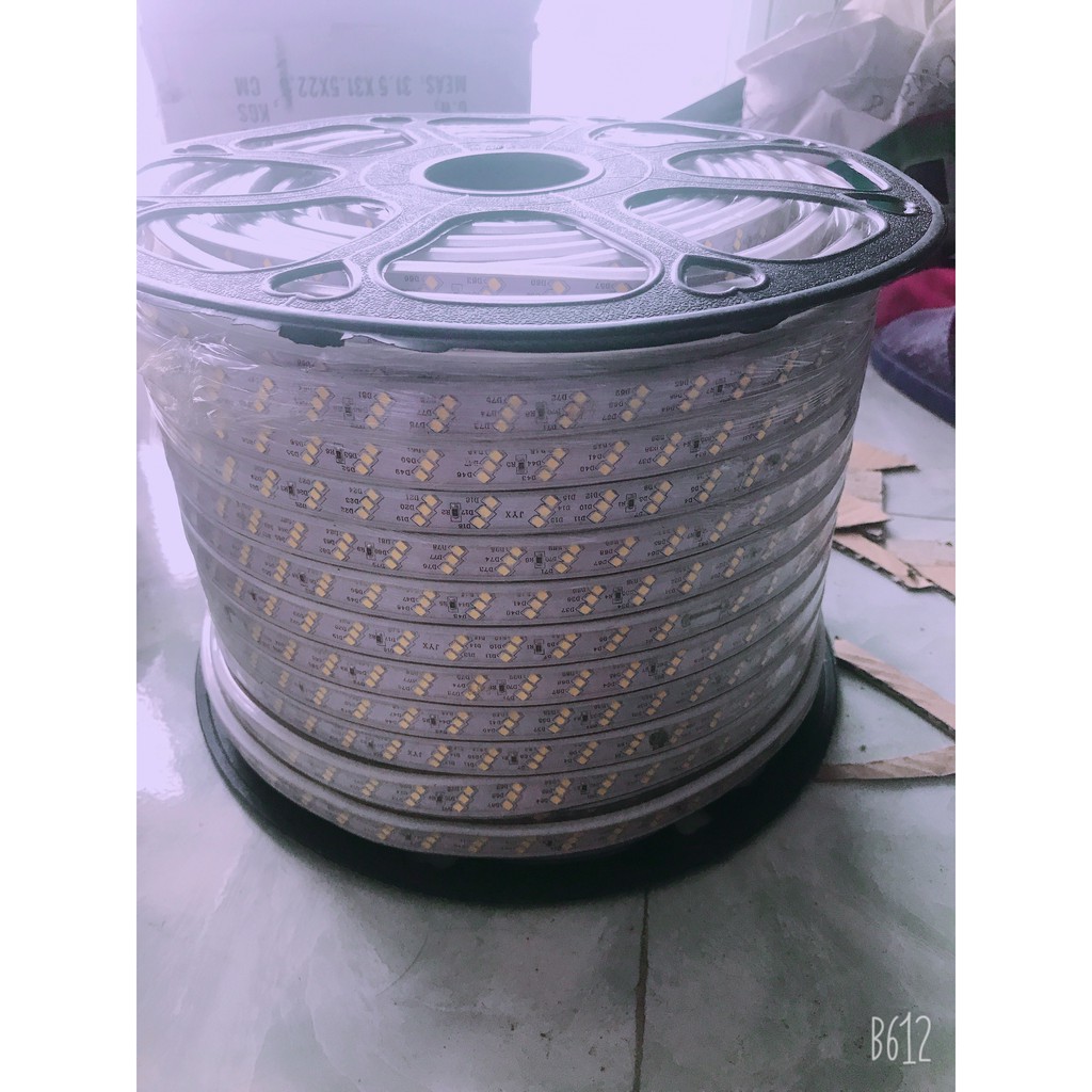 LED Dây Trang Trí LED Hắt Trần 2835 3 Mắt 1 Hàng Các Màu