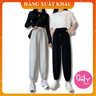 Quần jogger bo gấu unisex cá tính - Quần jogger bo gấu form dáng đẹp cực xinh