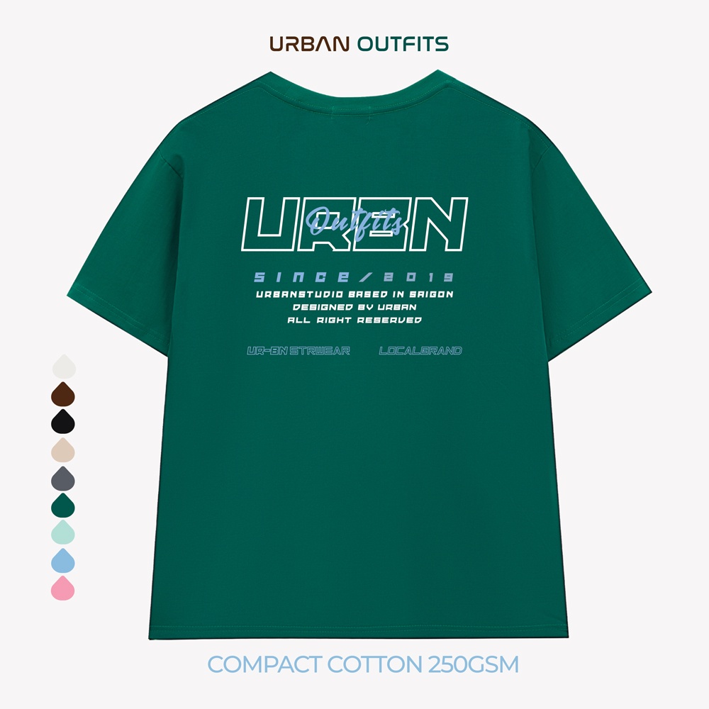 Áo Thun Tay Lỡ Form Rộng URBAN OUTFITS ATO173 Local Brand In Chữ ver 2.0 Chất Vải 95% Compact Cotton 250GSM Dầy