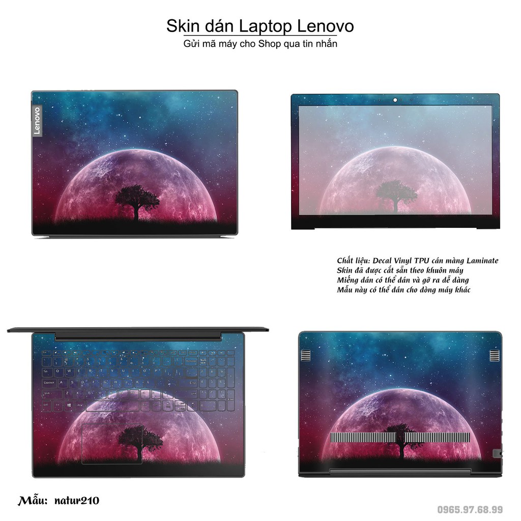 Skin dán Laptop Lenovo in hình thiên nhiên _nhiều mẫu 8 (inbox mã máy cho Shop)