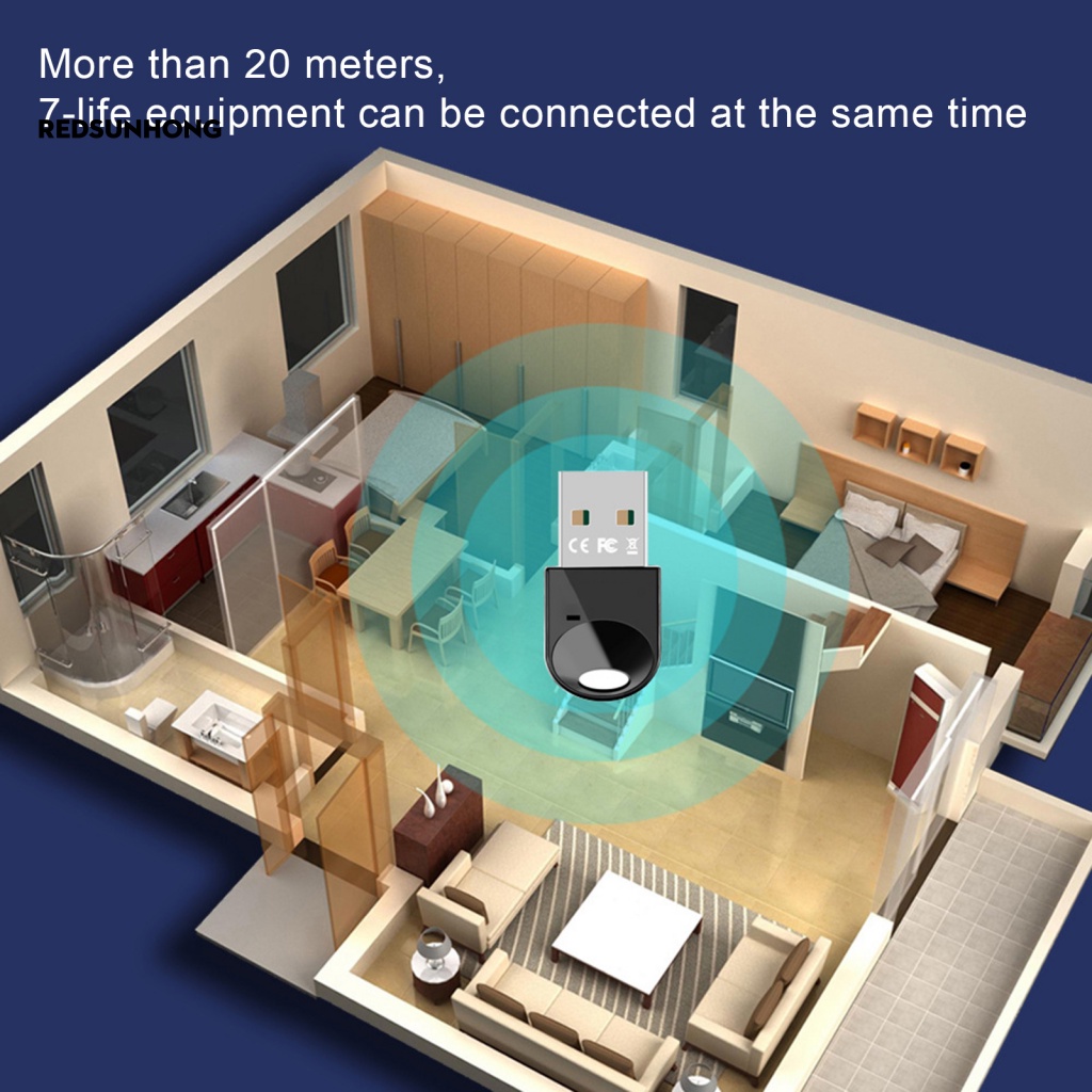Usb Nhận Tín Hiệu Bluetooth 5.1 Dùng Cho Xe Hơi