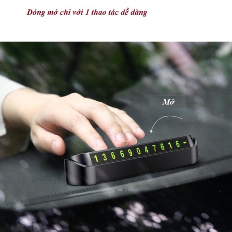 Giá sốc - Bảng ghi số điện thoại để trên taplo Ô Tô - Sự cần thiết khi dừng đỗ xe