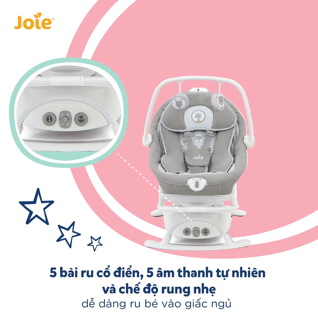 Nôi đưa trẻ em cao cấp - Joie Sansa 2in1