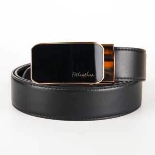 Thắt lưng nam FTTLeather dây da bò thật mặt trượt thông minh chất lượng cao cấp mã T03