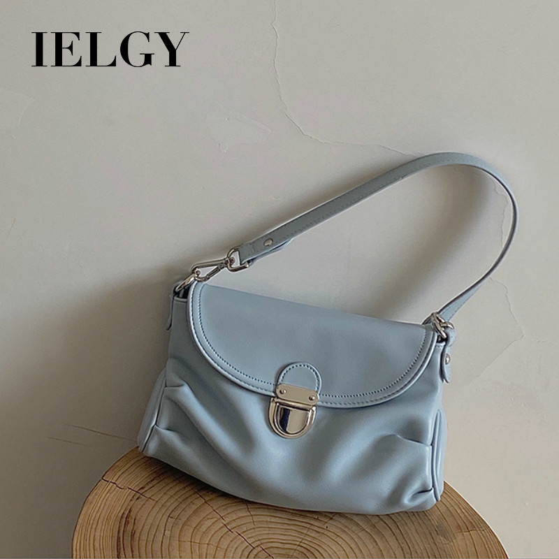 Túi đeo vai màu trơn phong cách thời trang cho nữ IELGY