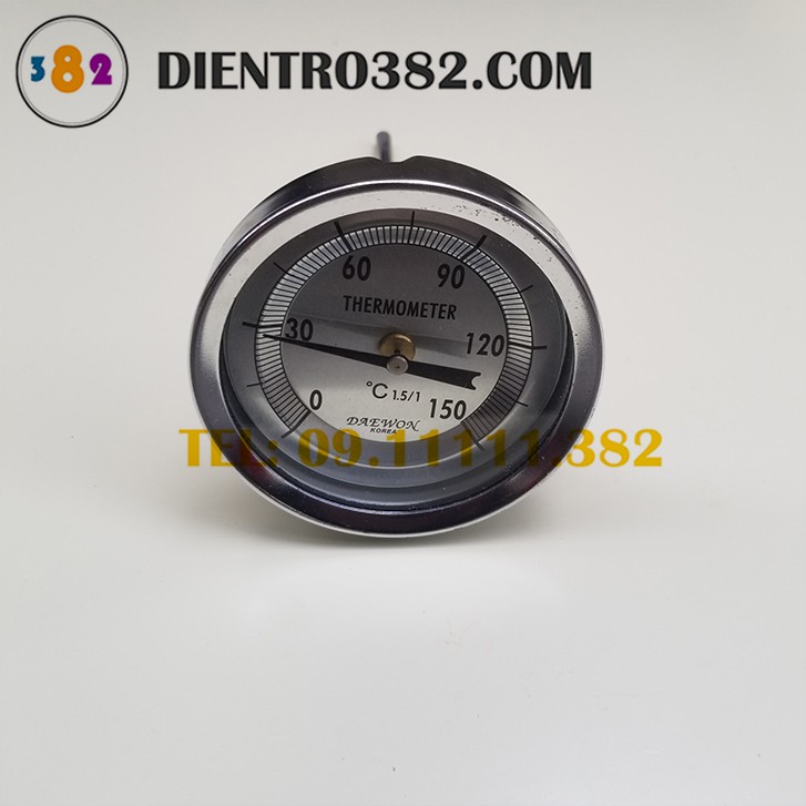 Đồng hồ cơ đo nhiệt độ từ 0- 150 độ cho tủ cơm công nghiệp