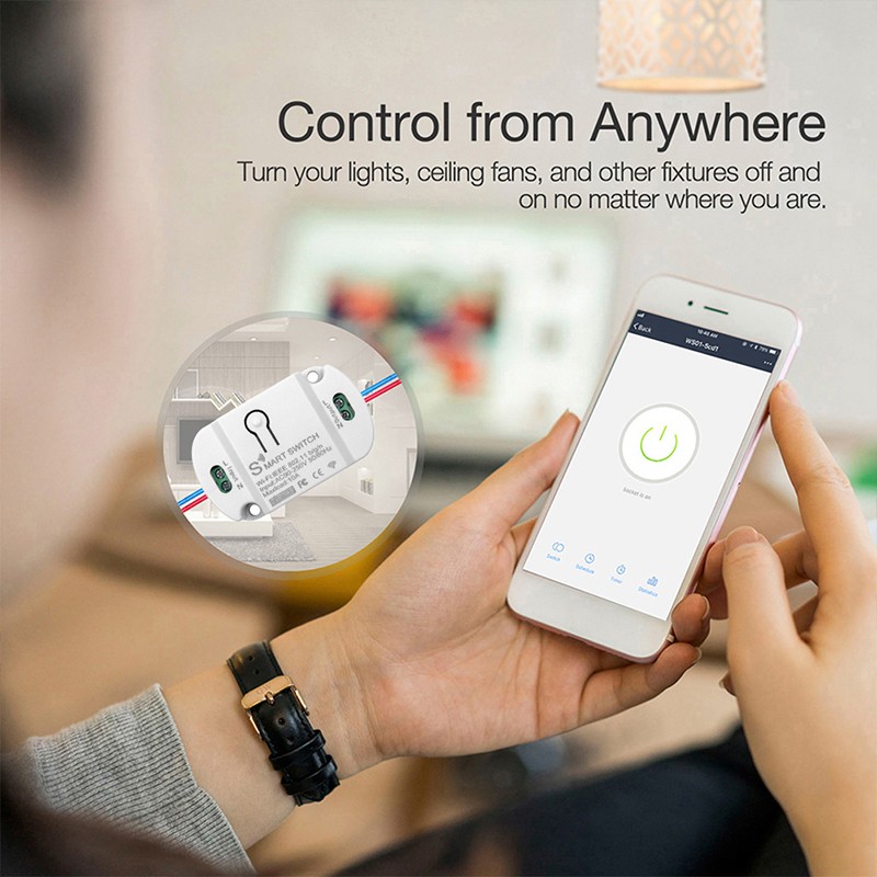 Mobile Phone APP Wireless Remote Remote Control Timing Can Voice Control Wifi Timing Switch Wifi Smart on-off Device