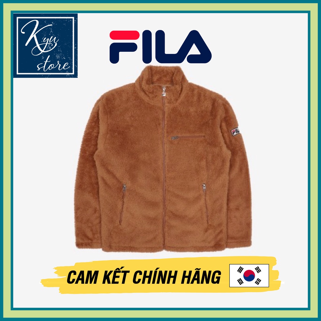 FILA - Áo khoác lông FILA Unisex Crema Boa Fleece Zip-Up Nam Nữ
