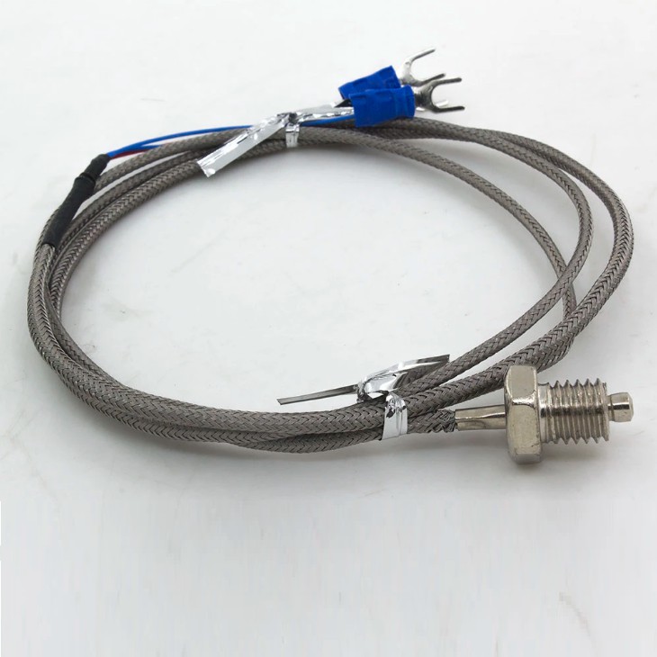 Cảm Biến Nhiệt Độ PT100 M10 Đầu Dò 1cm 3 Dây Cáp 1.5m