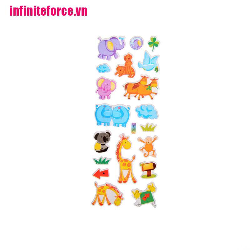 Miếng Dán Trang Trí Hình Động Vật 3d Xinh Xắn