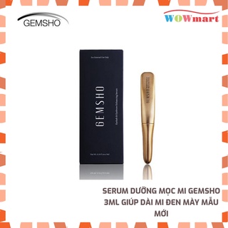 Serum dưỡng mọc mi Gemsho 3ml giúp dài mi đen mày mẫu mới