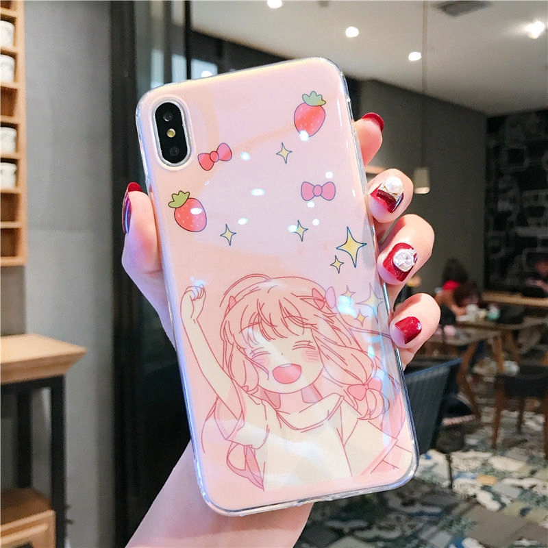 Ốp Điện Thoại Hình Cô Gái Và Quả Dâu Xinh Xắn Dành Cho Huawei Nova 5 Pro 5 I 4 Ep 20 P 30 Pro Glory 9 Xprov 20 Pro 20 | BigBuy360 - bigbuy360.vn