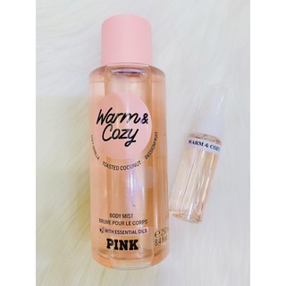 Xịt thơm toàn thân hương nước hoa Victoria Secret Pink Warm Cozy 33ml