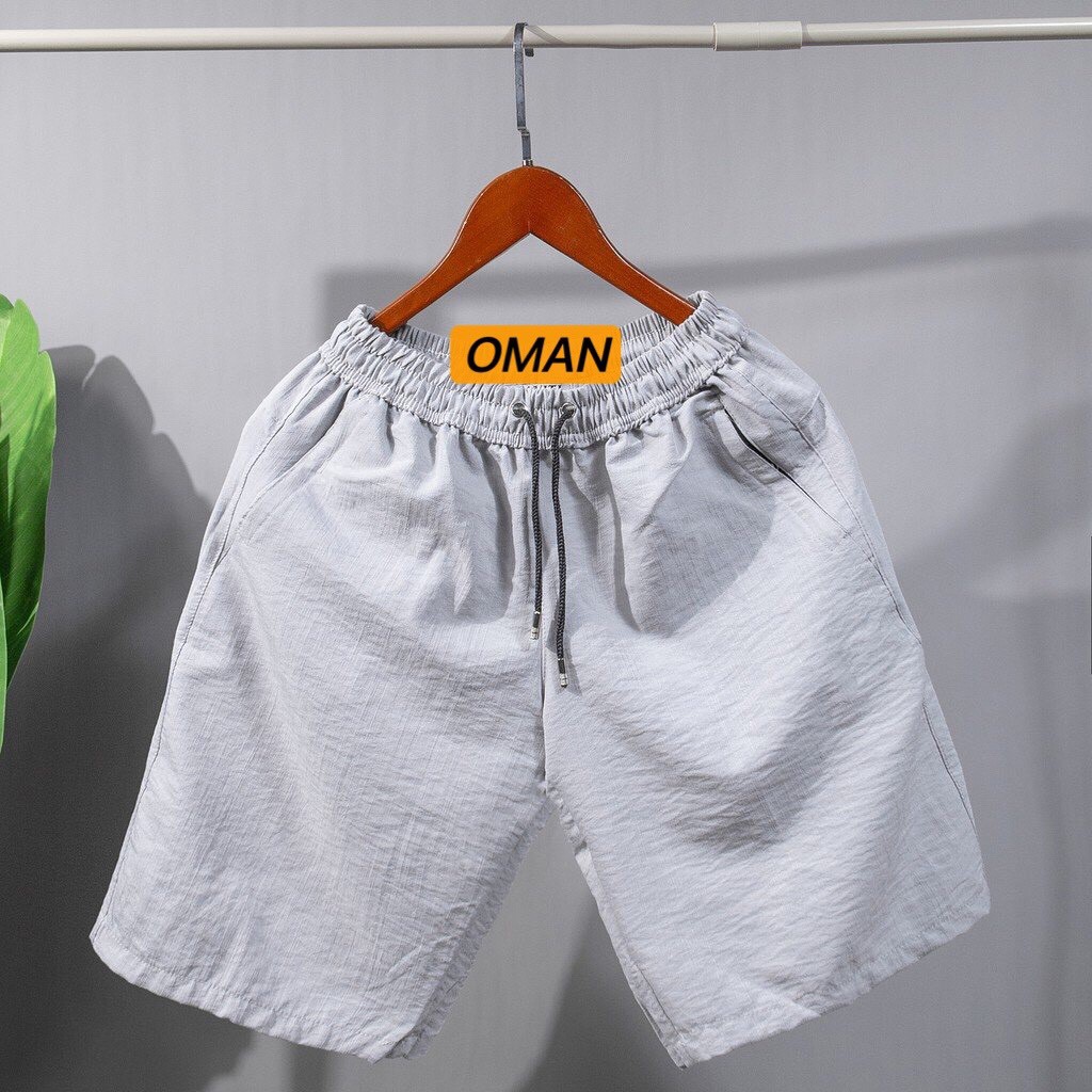 Quần Short nam vải đũi cao cấp, quần lửng mặc hè, thể thao thời trang - OMAN | BigBuy360 - bigbuy360.vn