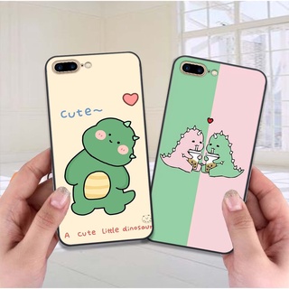 Ốp lưng điện thoại ip 7 plus / 8 plus in hình khủng long siêu cute, đáng yêu