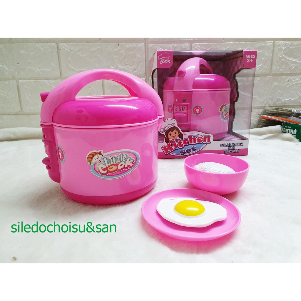 Bộ Đồ Chơi Nhà Bếp Nấu Ăn,Nồi Cơm Điện Đồ Chơi Cho Bé