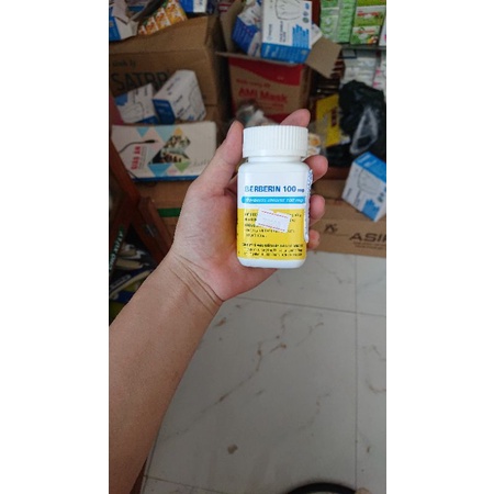 Berberin 100mg viên nang cứng