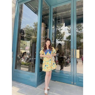 Váy Hoa Nhí Cổ Pha