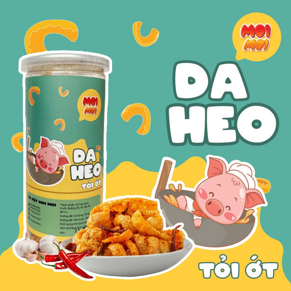 Da heo tỏi ớt chiên giòn 150g - Đồ ăn vặt MoiMoi