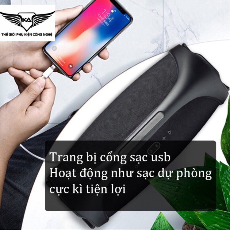 Loa bluetooth Boombox Karpino Công suất 30W Nghe nhạc 5-6h BASS CĂNG,loa blutooth ÂM THANH SỐNG ĐỘNG cho Vinahouse, EDM