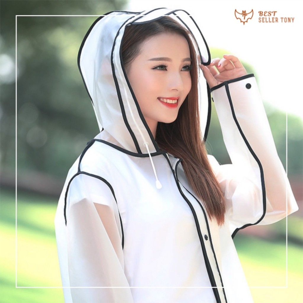 Áo mưa trong suốt Korean thời trang cao cấp - Best Seller Tony