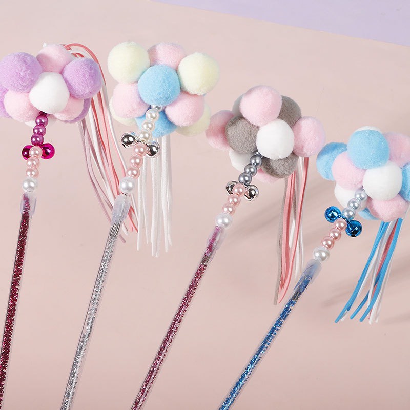 Cây Vờn Cần Câu Mèo Dây Thép Dẻo, Đồ Chơi Cho Mèo Pet Thú Cưng, Cây Vờn Vui Nhộn , Lông Vũ Nhiều Mẫu Giá Siêu Rẻ