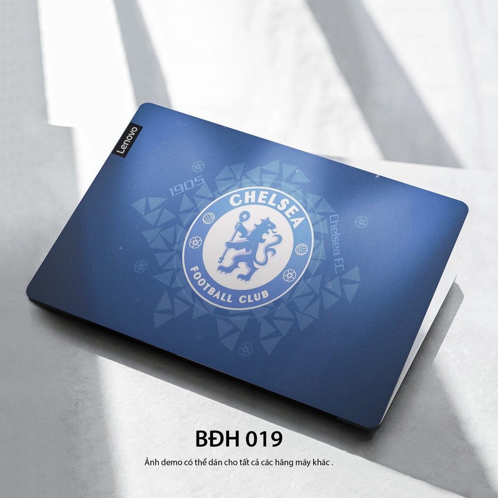 Bộ skin dán laptop mẫu Logo Chelsea / Có mẫu decal dán cho tất cả các hãng máy tính