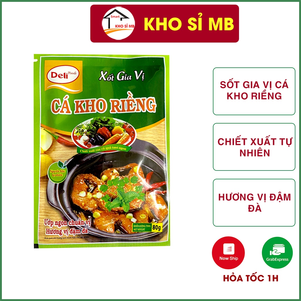 Sốt gia vị cá kho riềng deli  kho sỉ mb
