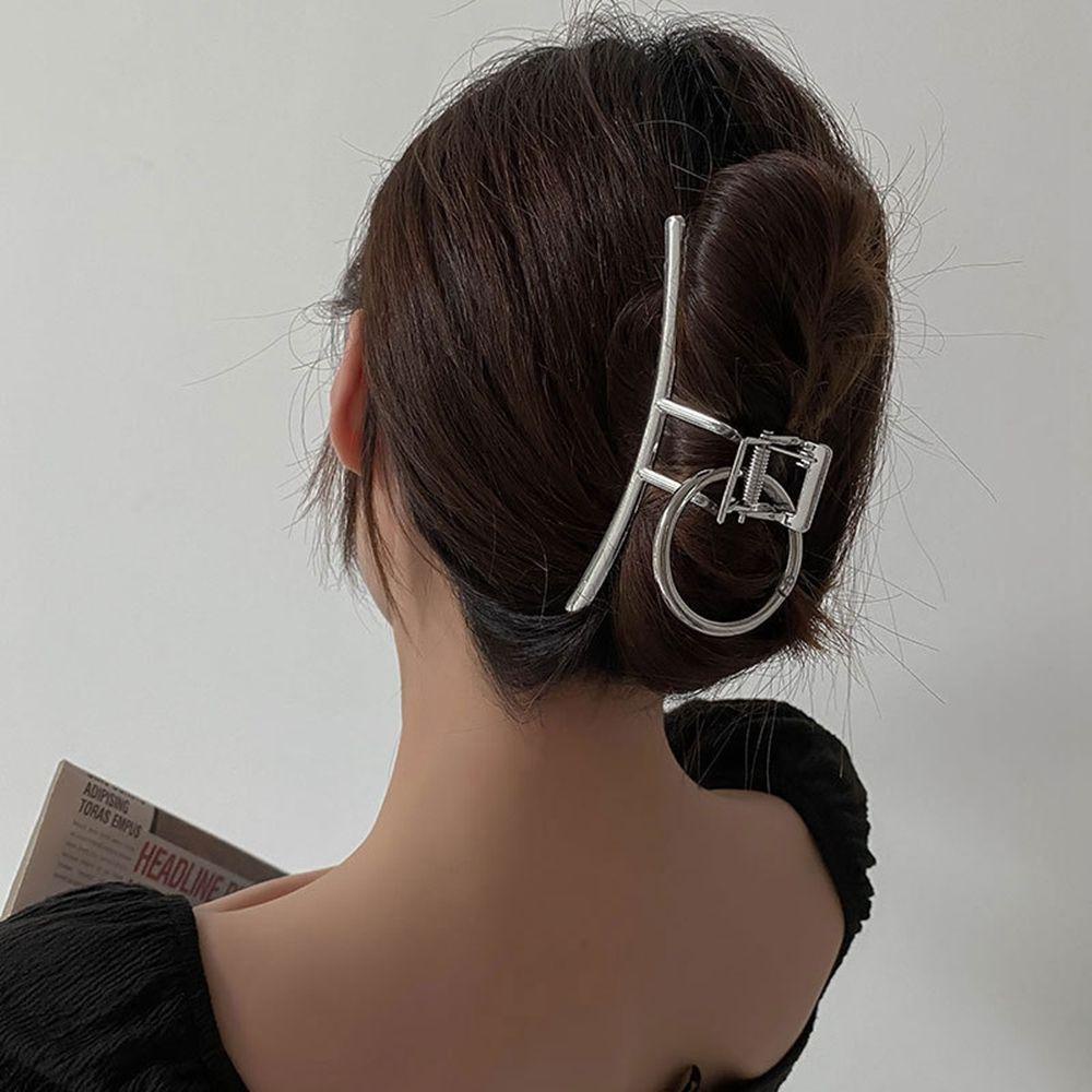 Kẹp Tóc Kim Loại Màu Sắc Ngọt Ngào Phong Cách Punk Hàn Quốc WMES15H