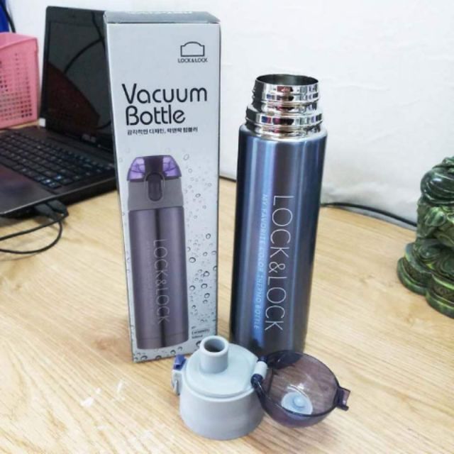 Bình giữ nhiệt 500ml Lock&Lock Vacuum Bottle và Compact Tumbler 250ml