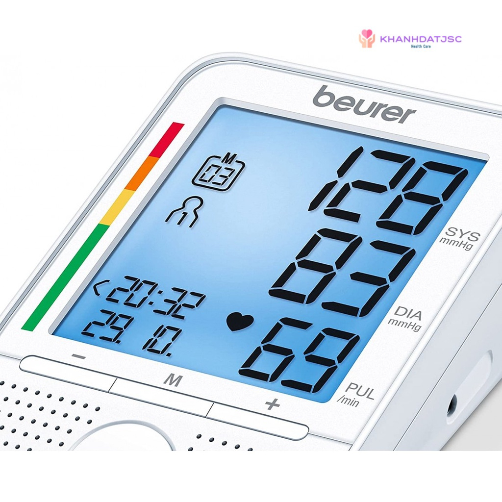 Máy đo huyết áp bắp tay có giọng nói Beurer BM49